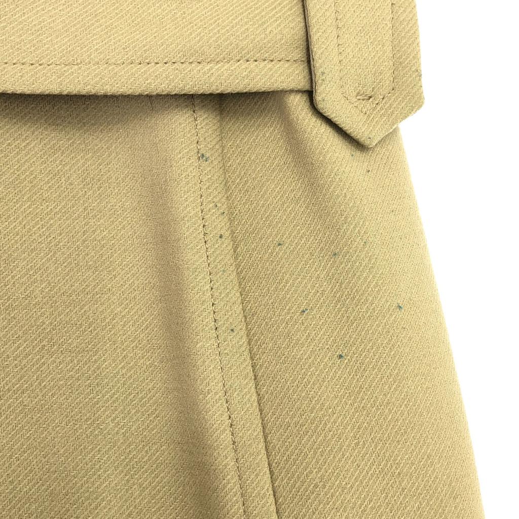 S Max Mara Made In Italy Wool Blend Trench Coat 36 Beige Women Used