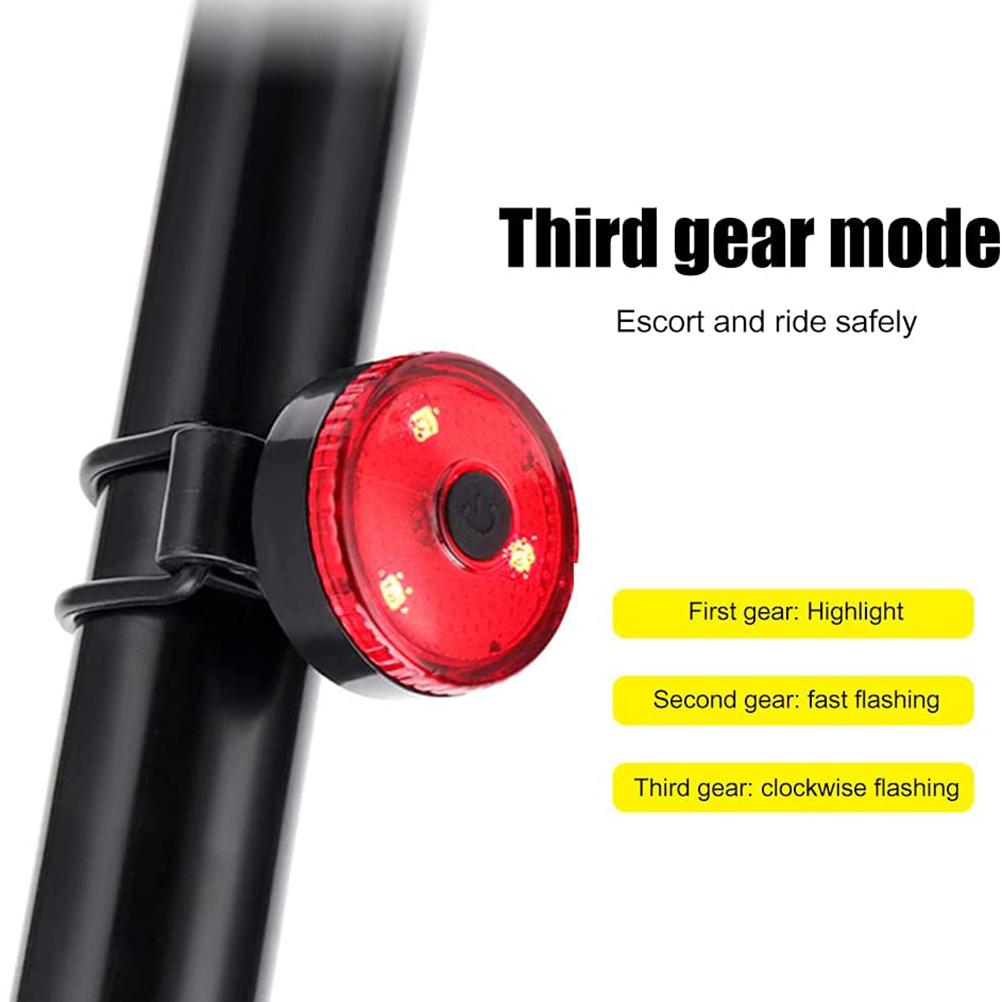 LED Bike Light Set USB Rechargeable Bike Light Front Light and Rear Light Set IPX4 Waterproof Cycling Light for