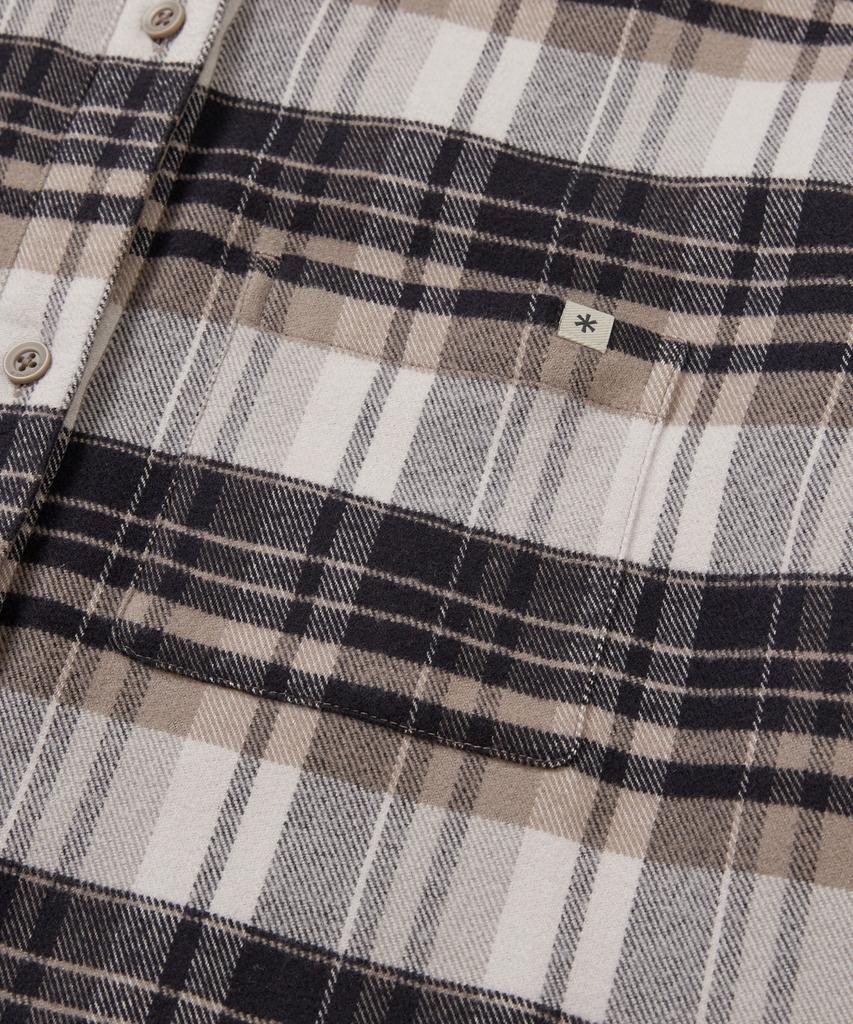 SNOWPEAK APPAREL Recycled Women'S Check Shirt (S24Fwfsh03) Cocoa