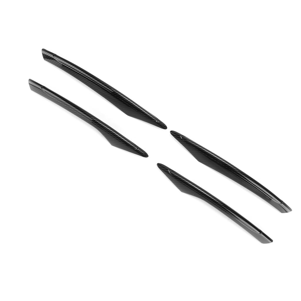 4pcs Front Fog Light Molding Trims Replacement for Mercedes Benz E Class W213 E200 E300 2021 Style en fibre de carbone