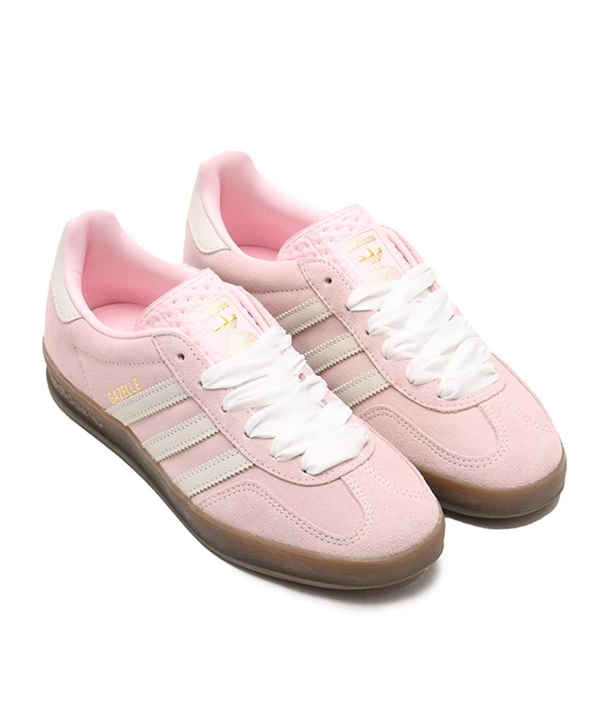 JI2716 Adidas Originals Women's Gazelle Indoor Clear Pink Off White Gum (Women's