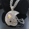 Minnesota Vikings Football Helmet Alloy Pendant Necklace