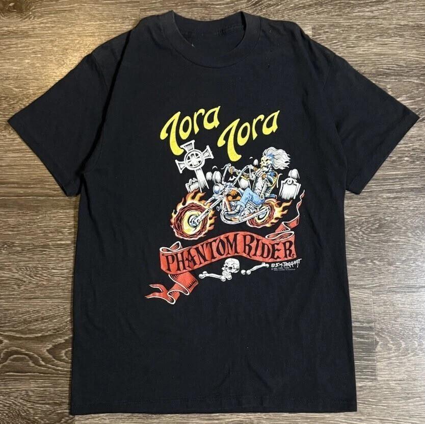 1989 Tora Tora Surprise Attack T-Shirt Double Sided Rock Band Reprint Unisex T-Shirt XXL