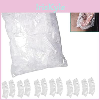 Waterproof Disposable Earmuffstransparent Pieces Earmuffs100 Disposable Shower Earmuffswith Elastic Bandearmuffs For Home And Hotel