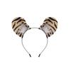 Animal Costume Set Halloween Cosplay Adult Furry Tiger Lion Zebra Giraffe Ears Tail Headband Accessory