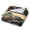 Dinosaur World Blanket Quality Super Warm Jurassics Park Throw Blanket Winter Girls Boys Living Room Fashion Bedspread