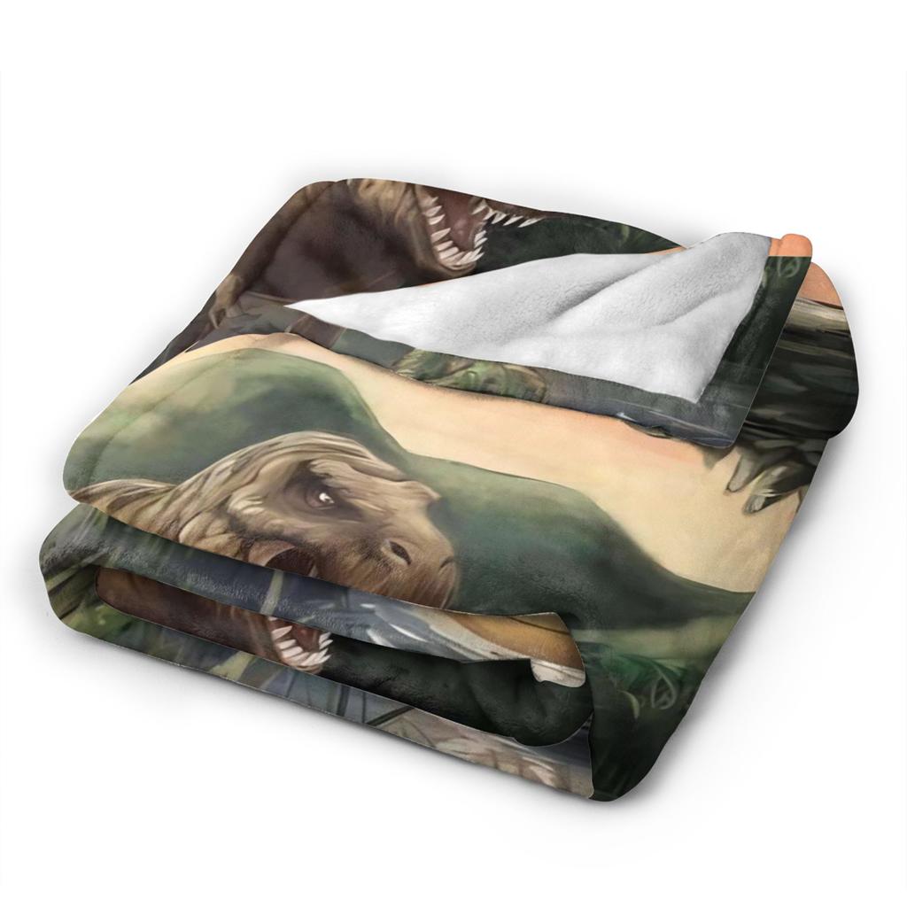 Dinosaur World Blanket Quality Super Warm Jurassics Park Throw Blanket Winter Girls Boys Living Room Fashion Bedspread