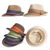 Cappello di Paglia Estivo Genitore-Figlio Fedore Pieghevoli Cappello da Sole Parasole da Uomo Cappello da Spiaggia da Donna Cappello a Cilindro per Bambini Piccolo Cappello a Cilindro