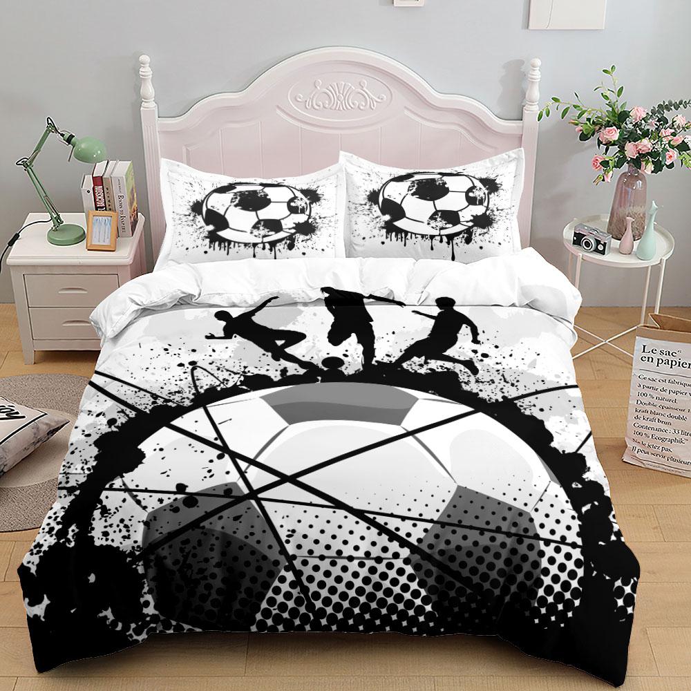 Bettwäsche-Set mit Skateboard-Motiv „Born To Skate Athletes“, klein, Einzelbett, Doppelbett, Queensize, Kingsize, Cal King Size