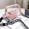 Korean Style PVC Jelly Bag Candy Color Shoulder Bag Simple Transparent Crossbody Bag  Travel