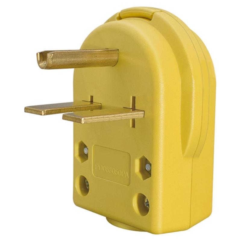 

NEMA 6 30P Plug Heavy Duty 30Amp 250V Power Connector With Brass Terminals for Industrial Welder Machines
