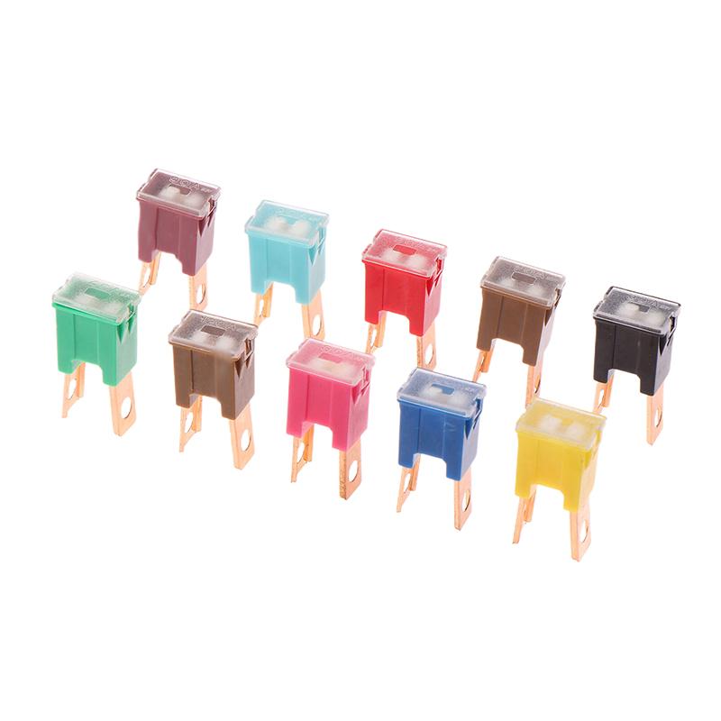 5Pcs Car Square External Plug-In Long Foot Fuses 20-120A Square Car Fuse Box Waterproof Sockets