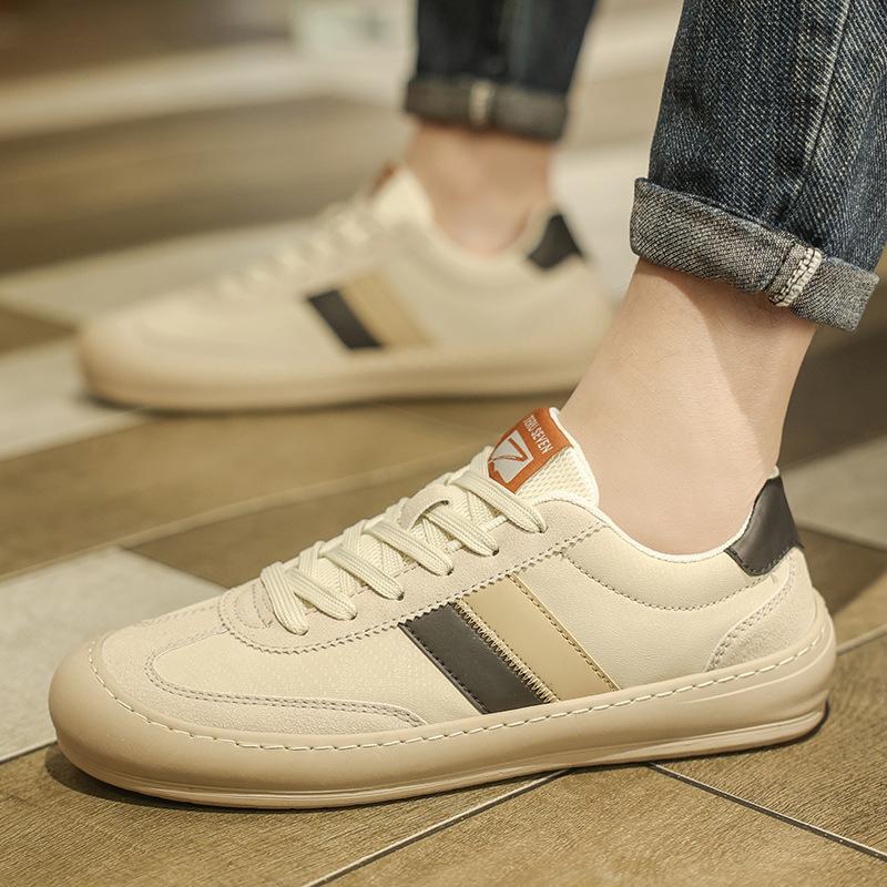 

Little White Shoes Men s Leather Baotou Fashion Trend Sports Casual Shoes Board Shoes Low Top Platform Versatile Trend Shoes Men 44