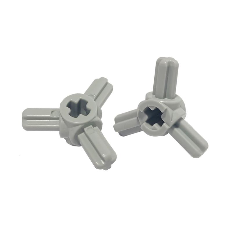 Rainbow Pig MOC Particles 57585 High-tech Axle Connector Hub with 3 Axles Building Blocks Parts Classic Brand Kids DIY Tech Toys
