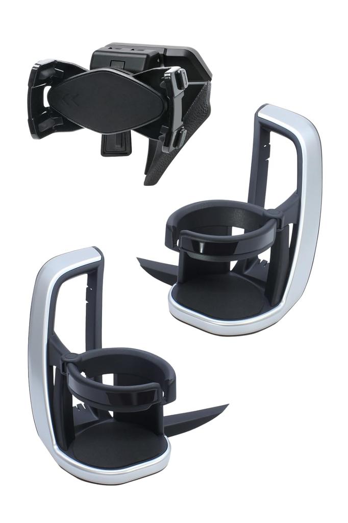 Tsuchiya Yac Air Conditioner Drink Holder for 90 Series Side Passenger Smartphone Black Vehicle-Specific Noah/Voxy, Driver's & Side, Holder, (SY-NV12,