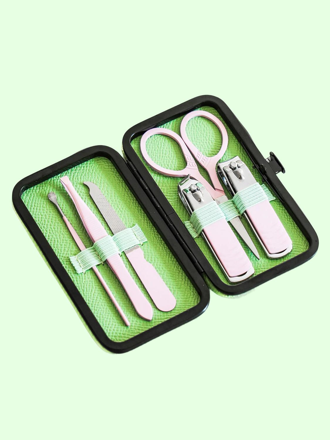 6-Piece Colorful Nail Grooming & Care Set 1ea