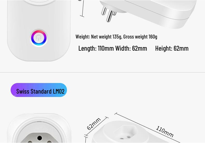 Alexa-Compatible Smart WiFi Socket with Timing Support for Various Regions