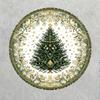 Retro Christmas Tree Tin Sign 8 Inch Round Metal Art Home Cafe Wall Decor Indoor Outdoor Holiday Gift
