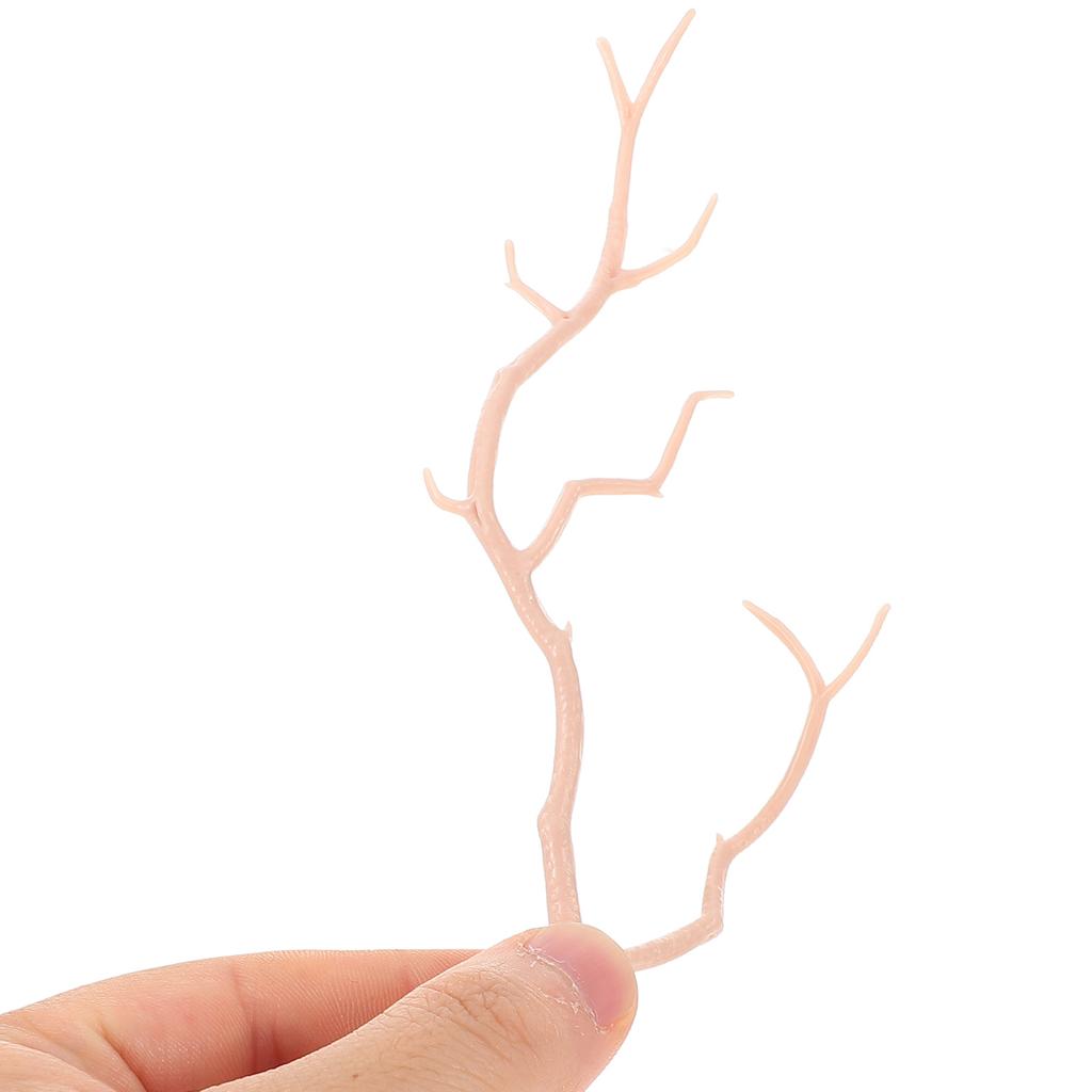 6Pcs Artificial Antler Branches Unique Visual Effect Halloween Decorations DIY Headband Branches Creative Layout Props