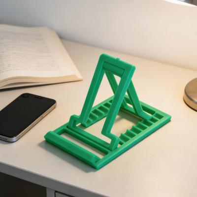 Foldable Phone Holder Credit Card Sized Portable Adjustable Cell Phone Mount for Hands-Free Viewing Easy One-Hand Operation Smartphone Stand