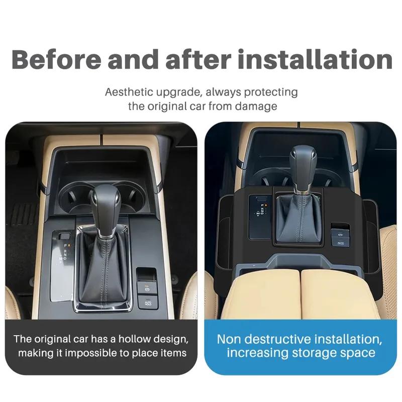 Silicone Gear Shift Storage Tray For Mazda CX-5 CX5 2026 2027 2028 Anti Scratch Interior Modification Decoration Car Accessories