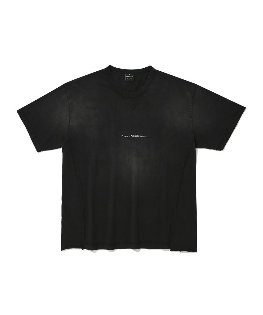 WANGGWAN Distressed Reverse Seam T-Shirt