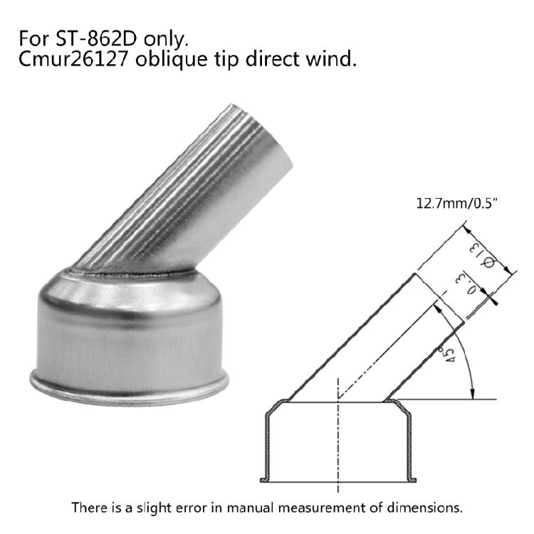 Air Gun Nozzle for ST-862D ST862D Disassembling Welding Station Oblique Nozzles