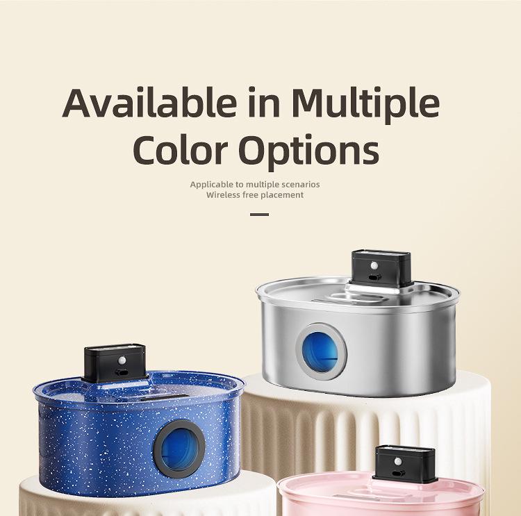 Smart Stainless Steel Cat & Dog Water Fountain with Silent Induction Feature