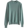 Half High Neck Sweater for Women Pullover Knitted Base Solid Color Loose Long Sleeved Sweater