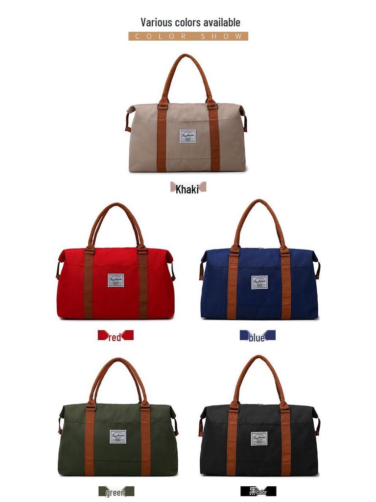 Unisex Gym Bag with Wet/Dry Separation, Large Capacity, Lightweight Tote for Travel or Maternity