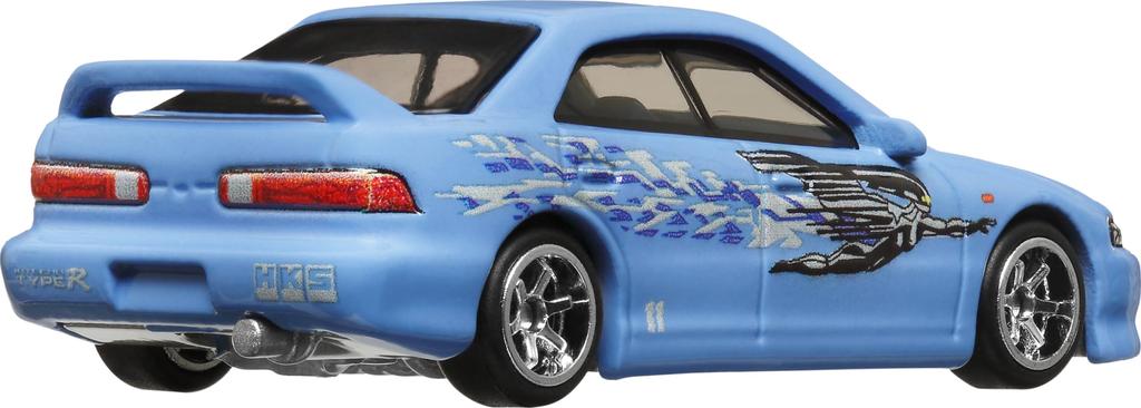 Hot Wheels Rychle a zběsile Custom Acura Integra Sedan GSR Hračka mini autíčko 3 roky a starší modré JDJ13 & -
