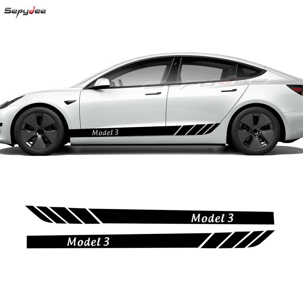 

Наклейки на пороги автомобиля Tesla Model 3/Y/X S