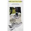 Li Ning Fashionable Comfortable Durable Low-Top Casual Shoes Kids sneaker Silver YKCU244-5