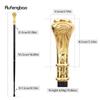 Golden Freemasonry Freemasons VG Totem Relief Walking Cane Fashion Walking Stick Gentleman Crosier Knob Walking Stick 93cm