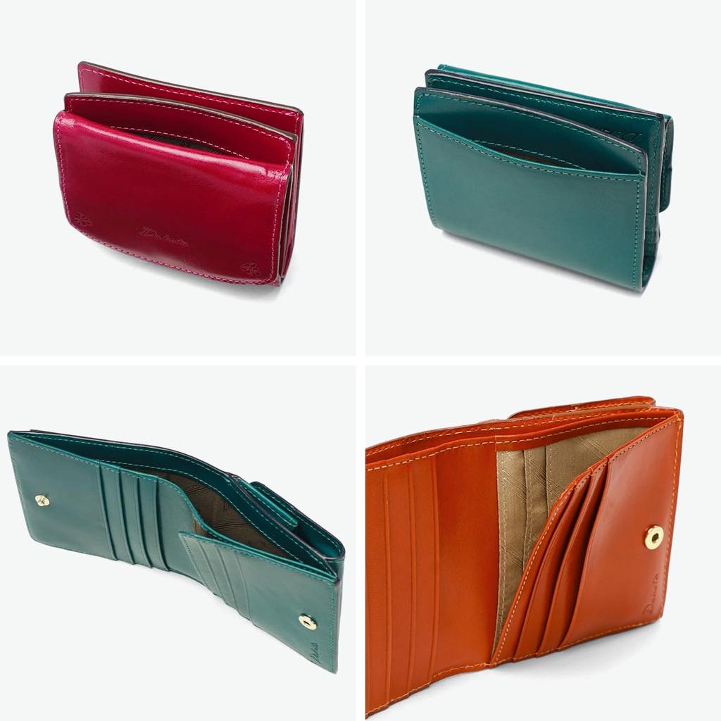 Dakota Bambina 2 Orange Four-Sided Wallet,