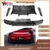 Compatible 2012-2016 BMW M6 F12/F13 Carbon Fiber Rear Diffuser PSM Style