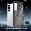 For Samsung Galaxy S26 Magnetic Case Glitter Design TPU PC PET Drop Proof Phone Cover