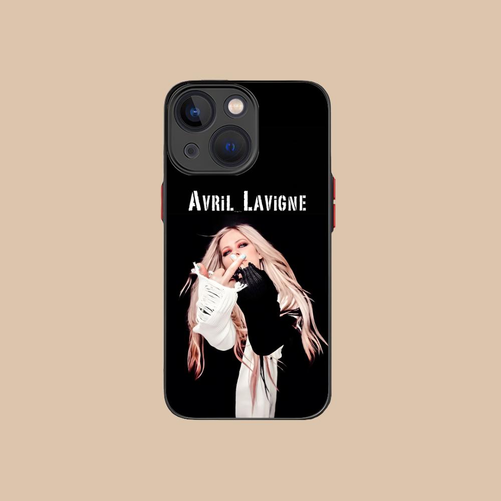 Avril Lavigne Silicone Mobile Phone Case for iPhone 17 16 15 14 13 12 11 X XR XS Air Pro Max Plus Mini Colorful Cover