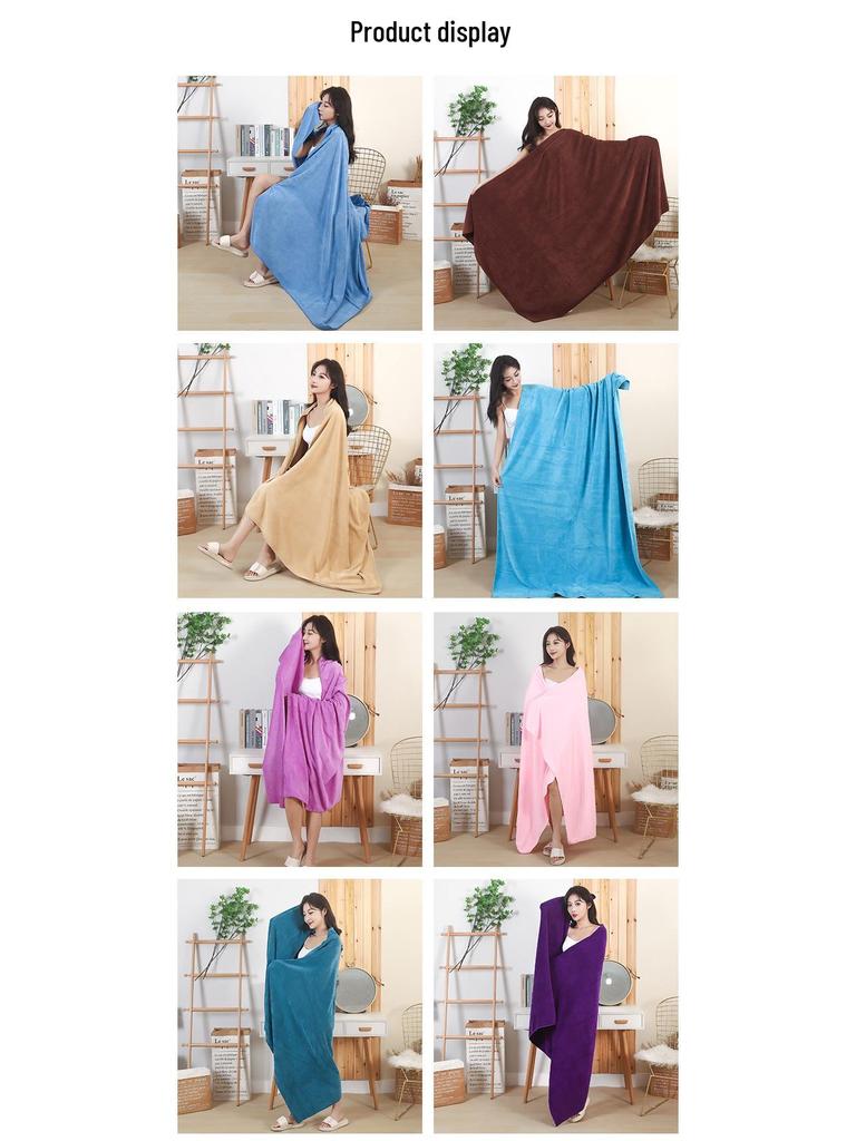 Large Absorbent Beauty Salon Towel: Ideal for Bath, Massage, or Spa, Personalized with Logo Options.