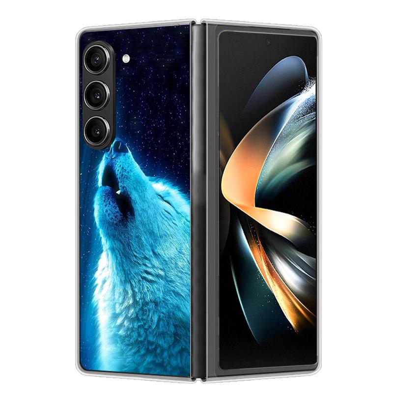 Case For Samsung Galaxy Z Fold 6 Cover Shockproof Hard Plastic PC Cases For Samsung Z Fold6 Fold 6 5G Fundas Cute Painted Bumper