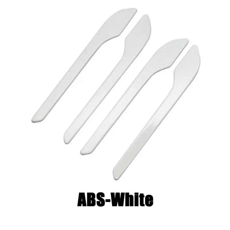 4Pcs/Set For Tesla Model 3 Y Carbon Fiber ABS Styling Premium Durable Accessories Model3 2025 Car Door Handle Cover Protector