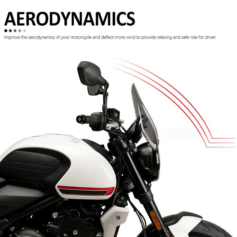 For Trident 660 Trident 660 2021 2022 New Motorcycle Accessories Windshield Wind Deflector Windscreen Fairing Baffle Cover