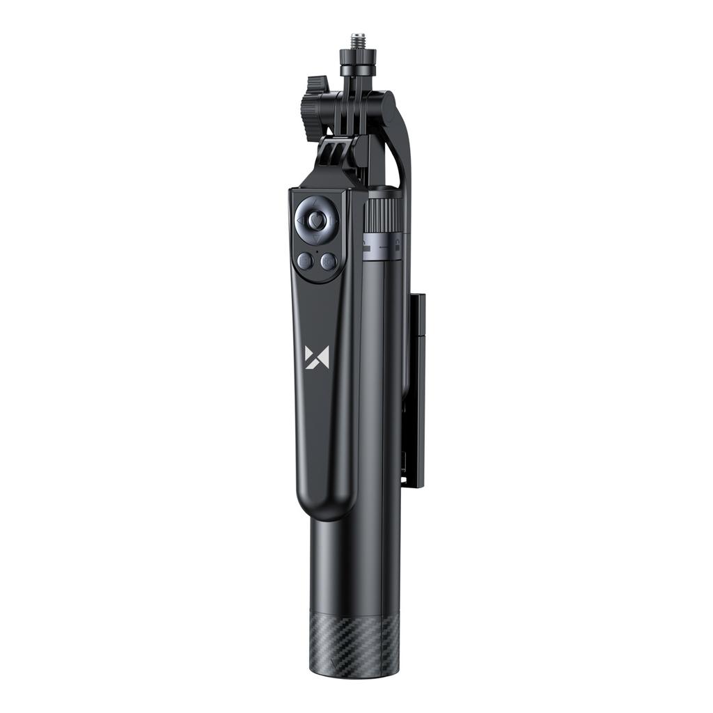 Selfie stick kijek z uchwytem do smartfona teleskopowy tripod 1.3m - czarny