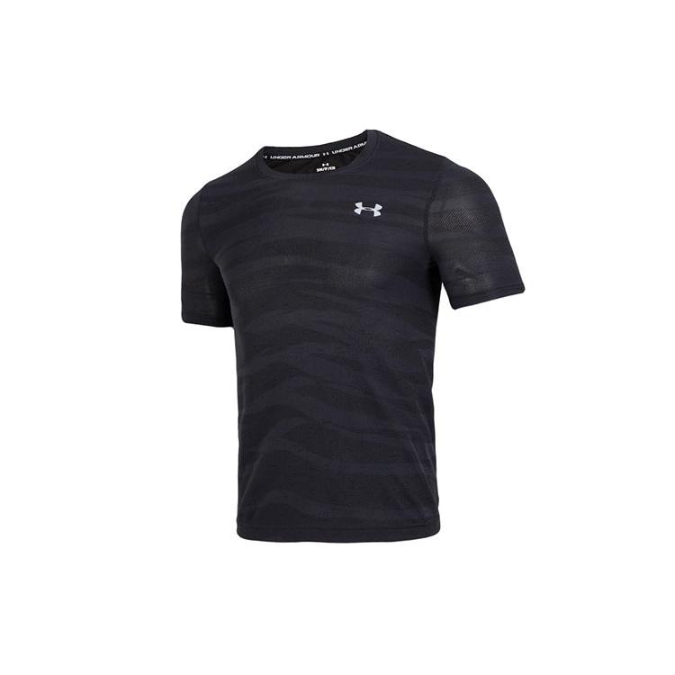 Under Armour Seamless Wave T-shirt  Black  Men s 1373726-001 L