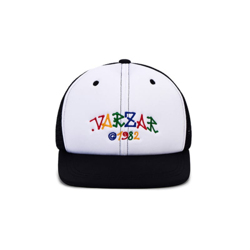 VARZAR Palm Tree Logo Ordinary Mesh Cap Black