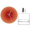 Quartz Wall Clock 12 Inch Battery Operated Glass Silent Round Wall Clock for Living Room Kitchen Classroom