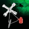 10pcs Multifunction Universal Control Cabinet Cross Key Wrenches Hand Tools
