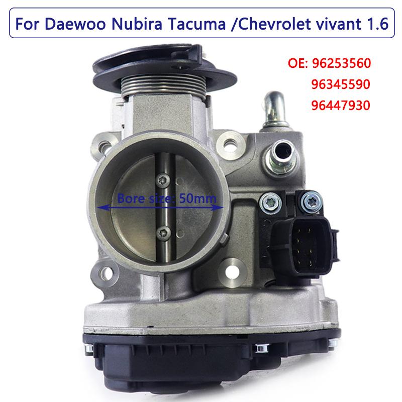 Throttle Body for DAEWOO Chevrolet Rezzo Tacuma Vivant Nubira 1.6L Body Acceleration 96447930 96345590 96253560