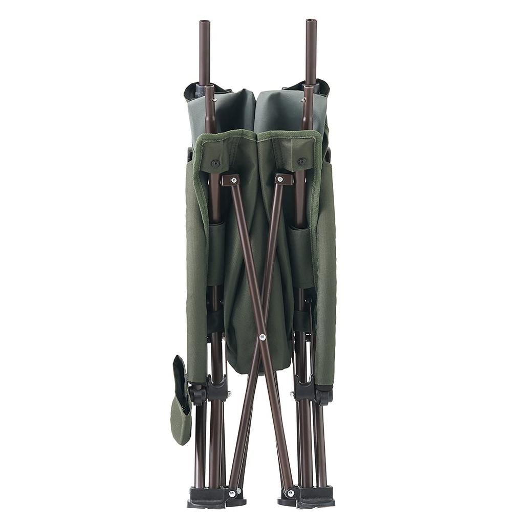 LOGOS Tradcanvas Portable Chair 73173166 Khaki Width 60 x Depth 74 x Height 91 cm Height 20 Cross-legged (2022 LIMITED) (approx.) (Seat cm)