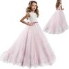 Popular All-Season Puffy Princess Dress for Girls (Ages 3-14) with Train